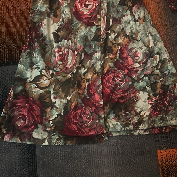 NWO JALOUX /Zalu rayon Wrap around Vintage Gorgeous Dress Size Large See video - Picture 10 of 12